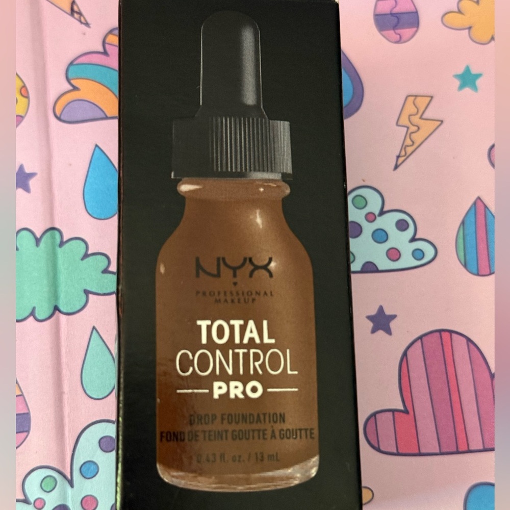 NYX Total Control Pro Drop Foundation - Deep Brown New